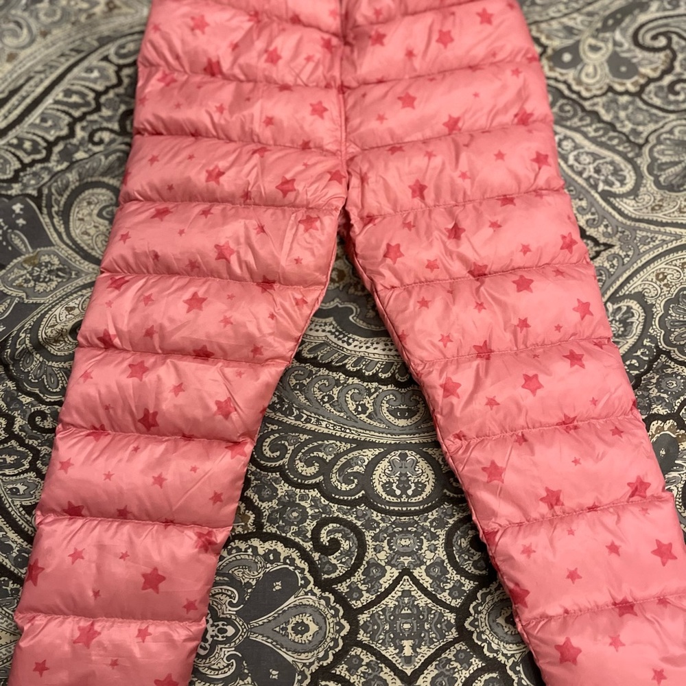 Girls down filled winter pants